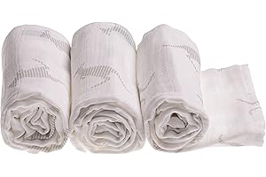 Urban Kanga Paños Muselinas Bebe Algodón 70 X 70 cm Gasas de Algodón Pack de 3 (Grey Kanga)