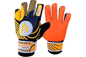 AFTREN Guanti da portiere da calcio per adulti e bambini, Ottima Sicura, Funzionalità e Vestibilità - Alenamento e Giochi Ricreativi - Calcio Football Bimbo Gioventù