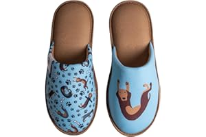 Dedoles Pantofole Donna Uomo & Bambini Ciabatte Memory Foam con tanti Design Unicorno Gatti Caffè Musica Regalo