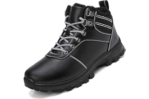 ricema Winterschuhe Herren Damen Winterstiefel Warm Gefüttert Schneestiefel Leicht Wanderschuhe Trekkingschuhe Rutschfest Stiefel,Gr.36-47