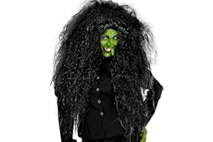 W WIDMANN MILANO Party Fashion - Peluca peinado gigante, pelo sintético, vieja, bruja, fiesta temática, carnaval