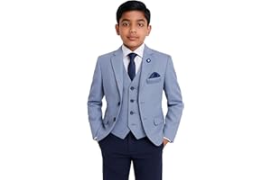 SIRRI Conjunto festivo de 2 piezas de chaqueta y chaleco para niño