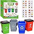 SGM Sorting Garbage Game Puzzle for Kids, Pretend Play Toy for Boys and Girls, Educational Games Toys with Cards and Dustbin, Waste Management Recycling Toy for Children - 1269