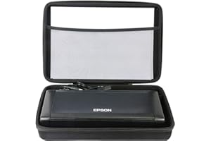 co2CREA Dur Étui de Voyage Rigide Housse Cas pour Epson Workforce WF 110 W Imprimante Jet d'encre (boîte Seule)
