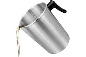 TRINIDa 3000ml Wax Melting Pot – Seamless Aluminum Wax Melting Pot with Heat-Resistant Handle for Candle Making and Soap Making DIY Crafts (3000ml)