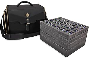 ENHANCE Custodia per Il Trasporto e la Custodia delle Miniature in Miniatura Portatile - Adatto a 108 Fanteria Minis, Pick e Pluck per Grandi Figure - Archiviazione per Libri, Metro, Dadi e Altro