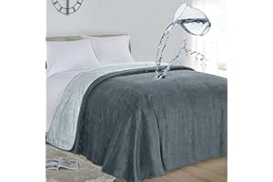 softan, coperta impermeabile al 100% a prova di perdite, per bambini, adulti, animali domestici, cani, gatti, protezione a 3 strati, per letto, divano,king size 230 x 230 cm