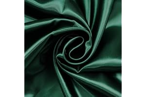 Panini Tessuti, Tela de raso satin de color liso en 40 colores – vendida por unidad – trabajos de costura, creaciones de sastrería y ropa