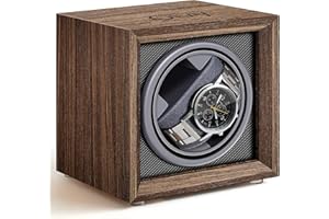 Olvy Remontoir Montre Automatique, Boîte de Remontoir de Montre, Watch Winder, Moteur Extrêmement Silencieux, Coussin de Montre Flexible