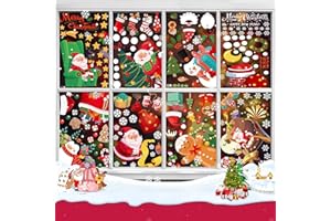 AOUVT Świąteczne naklejki na okno