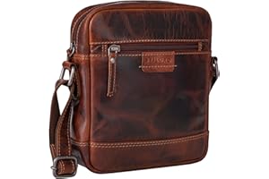 STILORD 'Brian' Borsa Uomo Piccola in Pelle Borsetta a Tracolla Vintage Borsello Crossbody Messenger Bag Mini Donna
