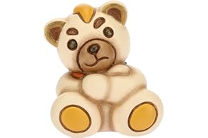 THUN - Teddy Emoticon Arrabbiato - Formato Mini - Linea Teddy Emoticon - Ceramica - 3,9x3,8x4,3 h cm