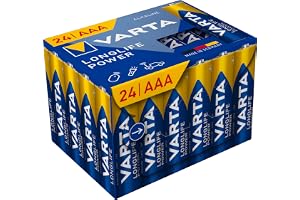 VARTA Batterier AAA, 24 stycken Cube, Longlife Power, alkaliska