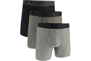Under Armour Charged Cotton 6 en un pack de 3 bóxers ajustados, hombre