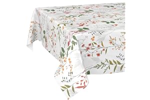 Vaxduk bordsduk tvättbar lättvårdad vattenavvisande lotuseffekt trädgårdsbordsduk natur 100 x 140 cm skärkant