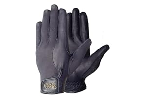 AK RIDING SPORTS LTD AK Solar Tech Gants d'équitation en cuir souple avec maille respirante