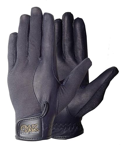 Gants D'Équitation AK Slim Fit Respirants – Toutes Saisons, Paume Synthétique, Confort Seconde Peau
