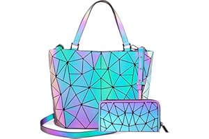 LOVEVOOK Bolsos de Mujer Geométrico Bolso Bandolera Bolso de Hombro Bolso Tote