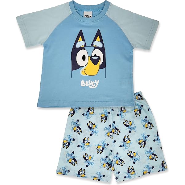 Paw Patrol Pigiama Bambino 2 Pezzi - Manica Lunga E Corta - Vestibilità Aderente - Taglie Da 2 A 8 Anni