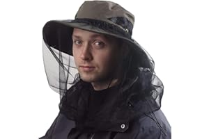 Camoland - Sombrero de camuflaje tipo boonie para pesca al aire libre, verano o safari, de ala ancha y con factor de protección solar UPF 50+