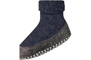 FALKE Unisex Kinder Cosyshoe Minis Stoppersocken rutschhemmende Noppen auf der Filzsohle komfortabel warm mit Plüsch hautfreundlich atmungsaktive klimaregulierende geruchshemmende Wolle 1 Paar