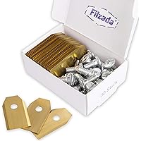 30x Titan Messer Klingen LONGLIFE geeignet für alle Husqvarna® Automower® / Gardena® Mähroboter - (3g - 0,75mm) + 30…