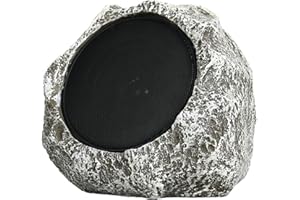 LAANCOO Enceintes de Roche en Plein air 9x7x7 '' '' '' étanche à énergie Solaire/USB Haut-parleurs extérieurs sans Fil en Haut en Haut