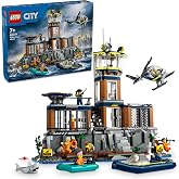 LEGO City Polis Hapishane Adası 60419 | 7 Yaş ve &Uuml;zeri &Ccedil;ocuklar i&ccedil;in Helikopter ve K&ouml;pekbalığı Fig&uuml;rleri İ&ccedil;eren Oyuncak Yapım