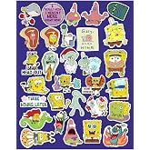 Ms Major Selection S&uuml;nger Bob Kare Şort Seri 2 Sticker Telefon Laptop Notebook Tablet Defter Matara Stiker Etiket