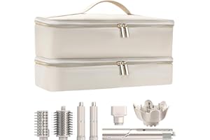 Wjiang Carrying Case for Shark Flex Style Dyson Airwrap Supersonic Hair Dryer Double-Layer Travel Storage Bag Also for Revlon Hair Dryer Brush Hair Accessories Tools