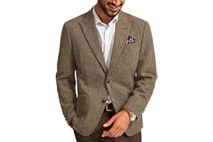 PJ PAUL JONES Blazer da uomo regular fit britannico 2 bottoni giacca da lavoro moderno blazer