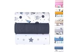 BABYSAFE Offerta Set 3 Pezzi Mussole Estive per neonato odori resistenti Anti Batteri 80 x 70 cm 100% Cotone Biologico Certificato OEKO-TEX Morbide, per Fasciatoio, Mussole Neonato 3 Pack