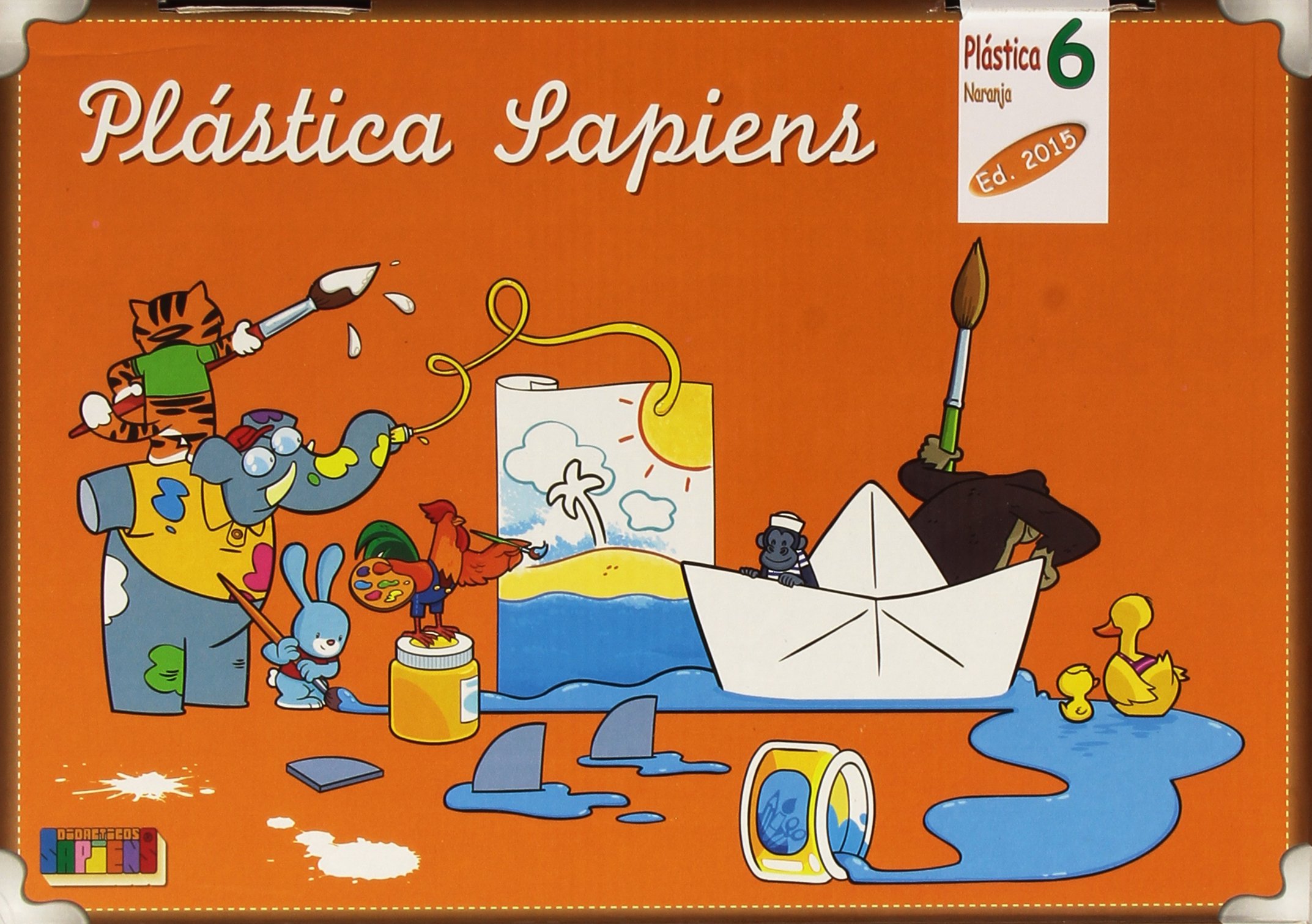 Plástica naranja, dibujo y manualidades, 6º Primaria