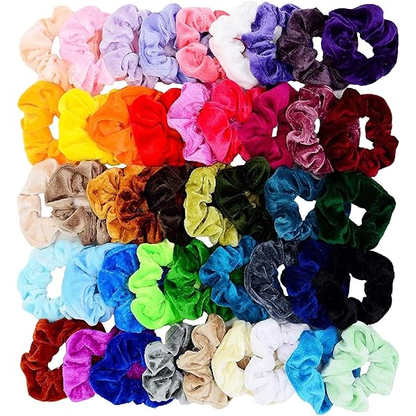 1 Pezzo Scrunchie Per Capelli Da Donna In Velluto Vintage Con Fiocco