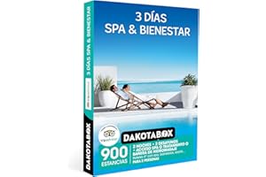 DAKOTABOX - Caja Regalo mujer hombre pareja idea de regalo - 3 días spa & bienestar - 900 estancias en hoteles de hasta 4*, balnearios, resorts y mucho más