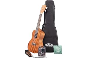 KALA KA-15-C-BNDL - Satin Mahogany Concert Ukulele Starter Kit