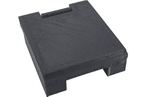 Exoda tapa de depósito de gas autogás rectangular M22 negra con bisagra de 8mm protección contra el polvo duradera ideal para talleres hogares y aplicaciones técnicas variadas