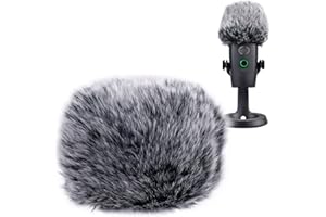 YOUSHARES Blue Yeti Nano Popschutz Mikrofon Fell Windschutz Pop-Schutz - Microphone Pop Filter Windscreen Muff für Blue Yeti Nano Mikrofon