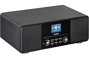 Reflexion HRA19INT/BK Internet Tischradio DAB+, UKW, Internet AUX, Bluetooth®, CD, Internetradio Sc
