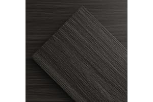 ATOPOSE GREEN SURFACE SOLUTIONS ATOPOSE Black Flooring Self Adhesive-Lino Flooring,36 Planks 5.02 m² Wood Look Grain, Black Cherry,Easy to Clean for Bedroom Living Room Hallways Rental-Friendly