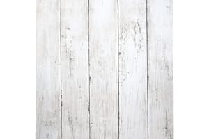 CiCiwind Papier Peint Autocollant Blanc Aspect Bois 90 cm x 5 m Film pour Meubles Aspect Bois Revêtement Mural Autocollant Imperméable Pour Mur Armoire Table Film Adhésif en Vinyle