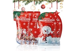 NAILPRETTY Lot de 2 paires Masques pour les Pieds + 2 paires de Masques pour les Mains, Cadeaux Noël, Chaussettes et Gants Hydratants, Convient Mains et Pieds Secs