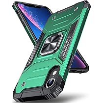 DASFOND Armor Hülle Für IPhone 11 Pro Max – Stoßfest, Mit 360° Metallring & Magnet