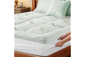 Bäddmadrass 160 x 200 cm bambuviskosskydd 1000 g/m² mjuk | Madrass för 2 personer, supermjuk, stor mössa upp till 40 cm, alle