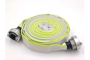 CALEIDO-CONCEPT IDEEN FÜR DEIN LEBEN D-25 | 1 Zoll | 10 Meter Schlauch mit Storz-Kupplungen Bauschlauch Industrieschlauch Flachschlauch Wasserschlauch