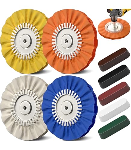 Renegade 9" Buffing Wheel Without Center Orange Medium Cut Polishing Wheels New