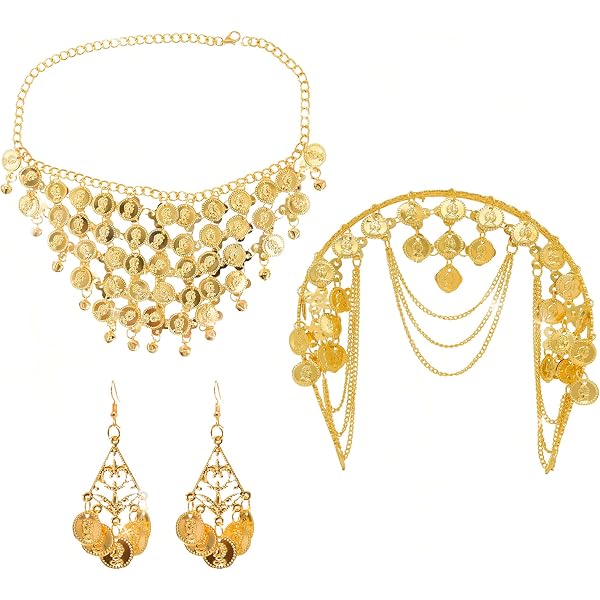 2 PCS Kopfschmuck Gold – Vintage Kopfketten Mit Kristall | Boho Stirnbänder Für Hochzeit, Festival & Party
