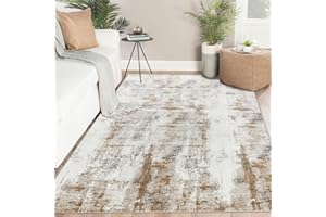 Famibay Dywaniki do salonu 160 x 230 cm, dywan do sypialni, miękki, nowoczesny, abstrakcyjny dywan, zmywalny, antypoślizgowy dywan, 5 mm, cienkie krótkie runo, dywan podłogowy do salonu, sypialni