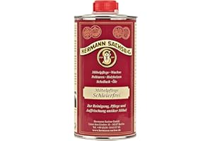 Hermann Sachse Möbelpflege „Schleierfrei“ 250 ml – Reinigung & Pflege für dunkle Antikmöbel und Möbelpolitur – ideal für dänische Möbelklassiker