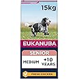 Eukanuba Complete Dry Dog Food for Senior Medium Breeds with Fresh Chicken 15 kg
